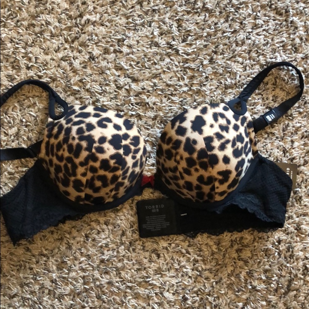 Torrid cheetah bra